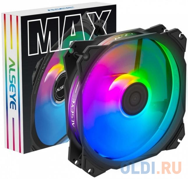 M120-PB FAN 120mm, 1300rpm, 42.5CFM, 23.6dBA, Molex + 3pin, RGB, RTL в Москвe