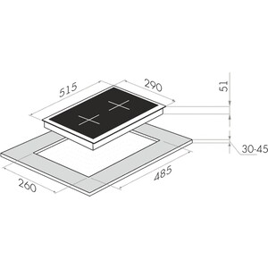 Газовая варочная панель MAUNFELD EGHS.32.6CS/G