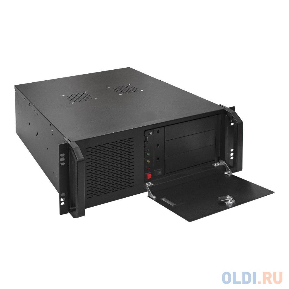 Серверный корпус ExeGate Pro 4U480-06/4U4021S <RM 19", высота 4U, глубина 480, БП 500RADS, USB> в Москвe