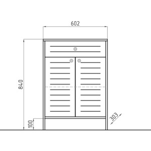 Тумба Style line Кантри 60 венге (4650134471229) в Москвe