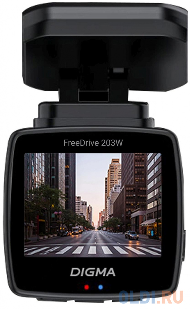 Видеорегистратор Digma FreeDrive 203W черный 2Mpix 1080x1920 1080p 120гр. MSTAR 8336