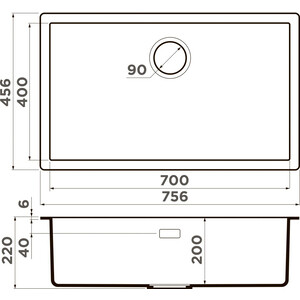 Кухонная мойка Omoikiri Yamakawa 75T-U/I-PL платина (4993464)