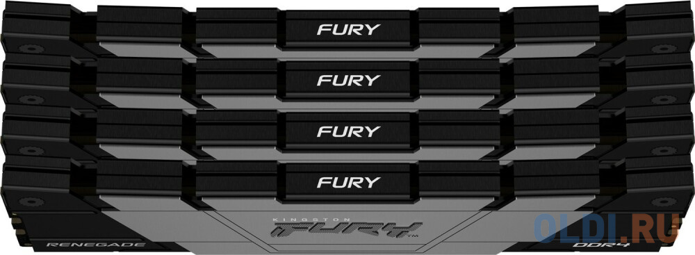 Память оперативная/ Kingston 128GB 3600MHz DDR4 CL18 DIMM (Kit of 4) FURY Renegade Black