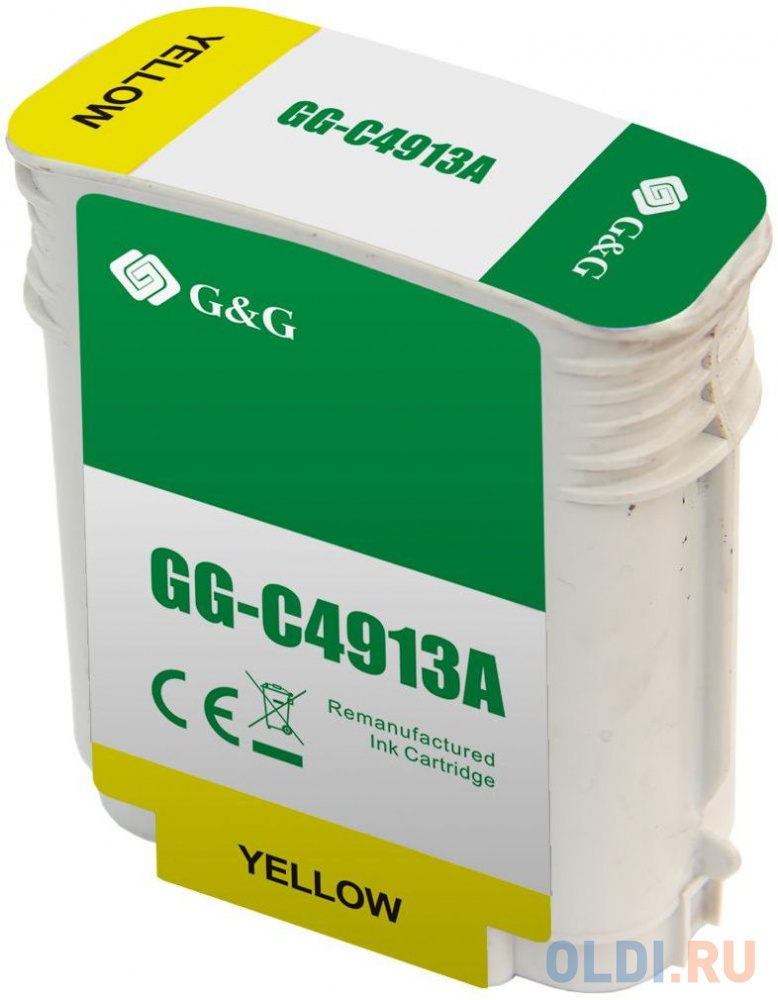 Картридж струйный G&G GG-C4913A желтый (72мл) для HP DJ 500/800C