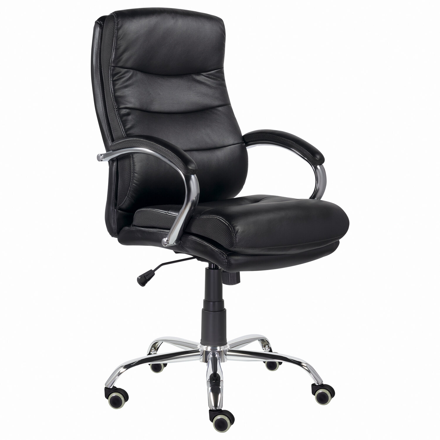 Кресло офисное BRABIX Premium Bruno EX-543, экокожа, черное (532552)