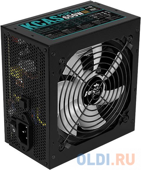 Блок питания Aerocool ATX 650W KCAS PLUS GOLD 650W ARGB 80+ gold 24+2x(4+4) pin APFC 120mm fan 6xSATA RTL