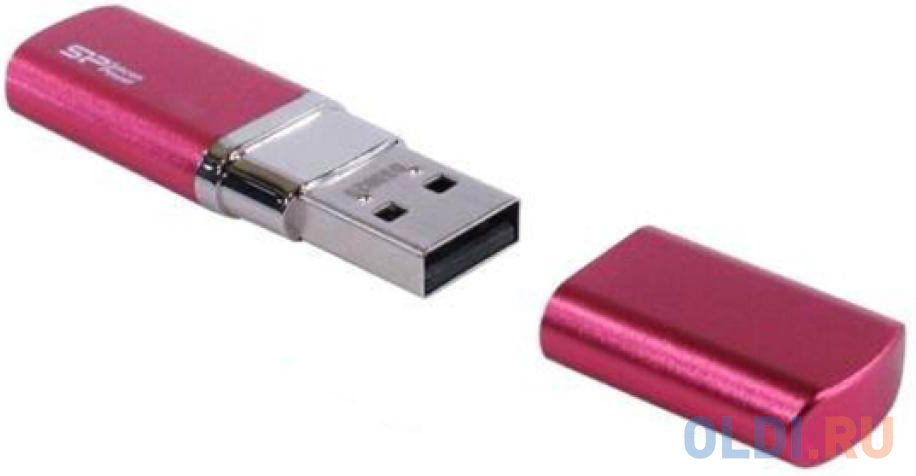 Флешка USB 64GB Silicon Power LuxMini 720 SP064GBUF2720V1H розовый