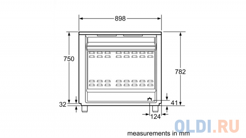 Отдельностоящая электрическая плита с духовкой BOSCH HCB738357M Series 8, 846-880 x 898 x 600, 5 зон готовки 2.2 кВт, 112 л, 8 режимов гриль