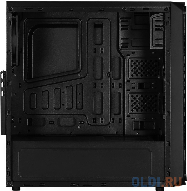 Корпус Aerocool [System Integration Series] SI-5200 , ATX, без БП, 198x430x414мм (ШxВxГ), 1xUSB 3.0 + 2xUSB 2.0, сталь 0,5 мм, 1x 12см вентилятор сзад