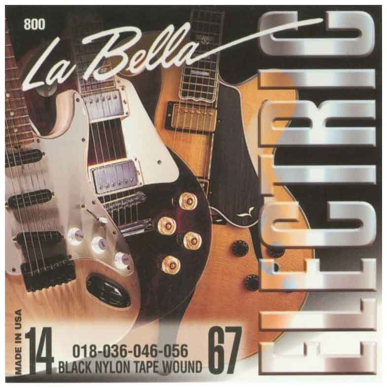 Струны La Bella 800M для электрогитары 14-67