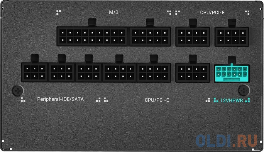 Блок питания Deepcool ATX 1000W PX1000G Gen.5 white case 80+ gold 24+2x(4+4) pin APFC 120mm fan 8xSATA RTL