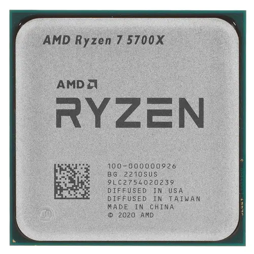 Процессор AMD Ryzen 7-5700X Vermeer, 8C/16T, 3400MHz 32Mb TDP-65 Вт SocketAM4 BOX (100-100000926WOF/100-100000926WOZ)