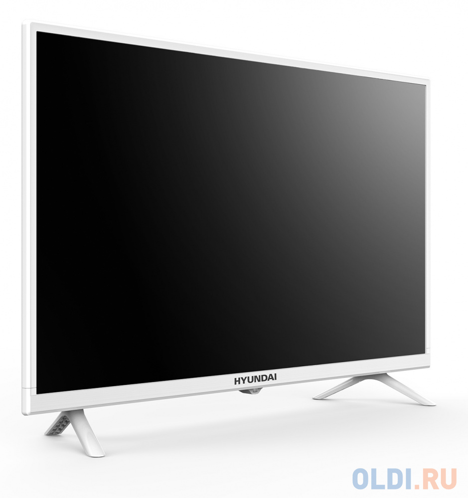 Телевизор LED Hyundai 32" H-LED32BS5102 Салют ТВ Slim Design белый/белый HD 60Hz DVB-T DVB-T2 DVB-C DVB-S DVB-S2 USB WiFi Smart TV в Москвe