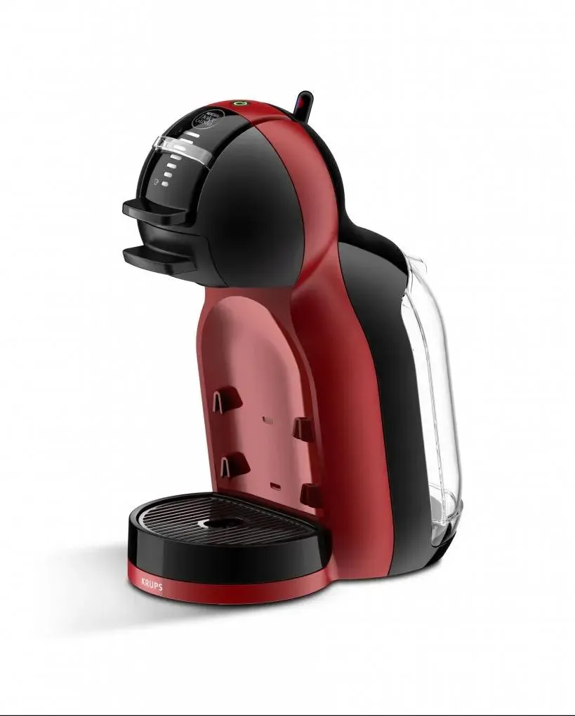 Кофеварка капсульная Krups Mini Me KP120H31, 1.5 кВт, кофе капсульный, 800 мл, черный/бордовый (8010000652)