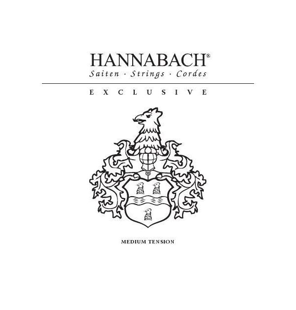 Струны Hannabach EXCLMT Exclusive Black нейлон для классической гитары