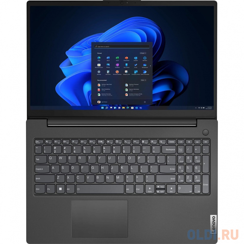 Ноутбук Lenovo V15 15.6" FHD/Intel Core i3 1215U/8GB/256Gb/DOS/Black/сумка в комплекте