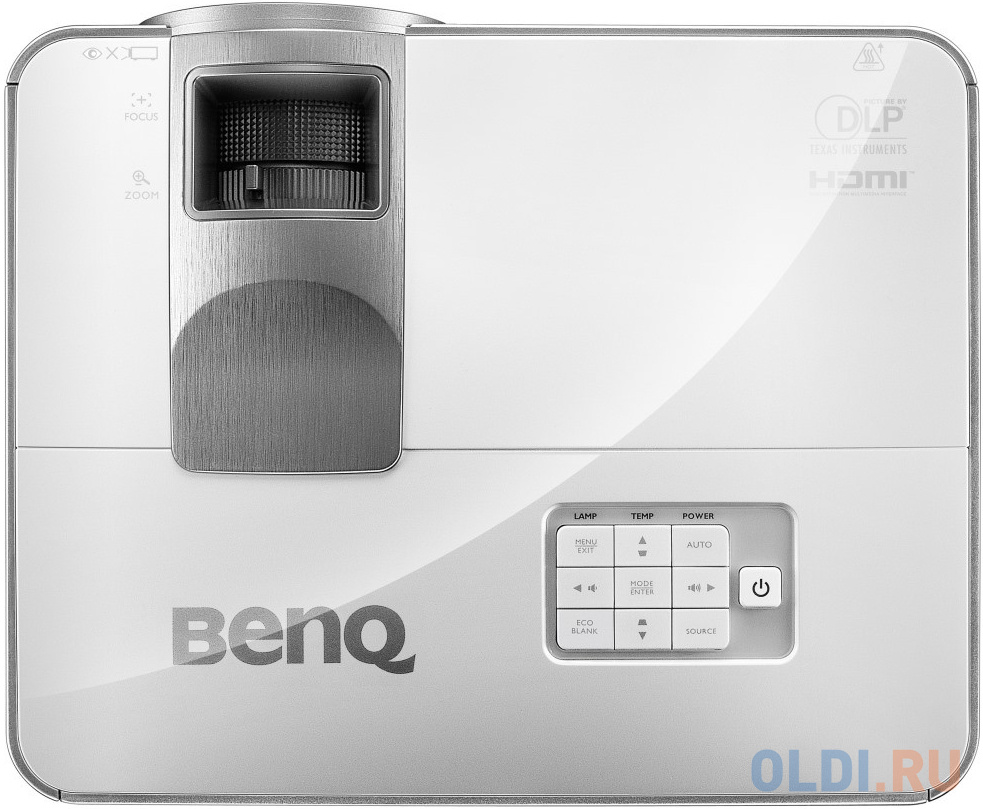 Проектор BenQ MW632ST DLP, 1280x800, 3200 AL, 13000:1, 16:10, 0.7ST, 1.2x, TR 0.72~0.87, HDMIx2/ MHLx1, VGA, USB Power, Auto vertical keystone, White,