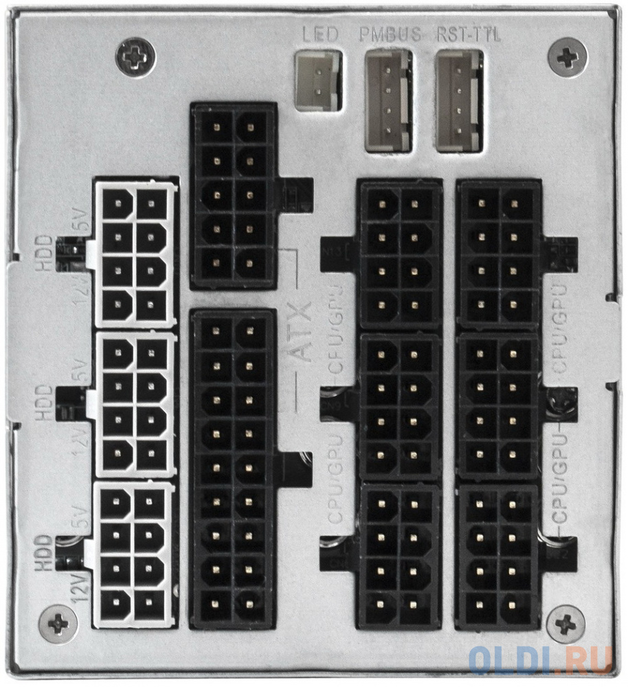 Серверный БП с резервированием 2U Redundant 2x550W ExeGate Industrial-RTS550 (APFC, КПД 94% (80 PLUS Platinum), 4 cm fan, 24pin, 2x(4+4)pin, 2PCIe, 2S