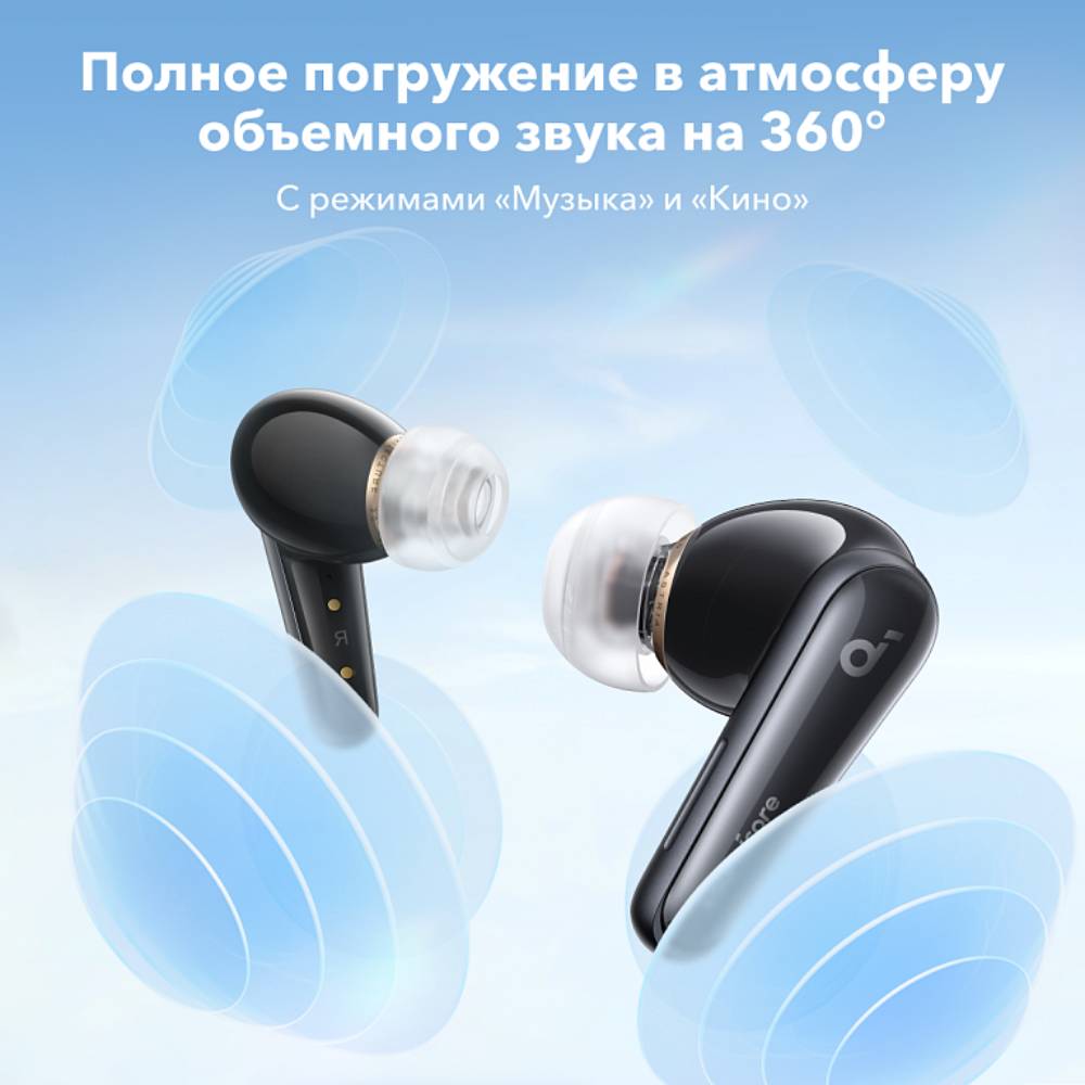 Беспроводные наушники с микрофоном Anker