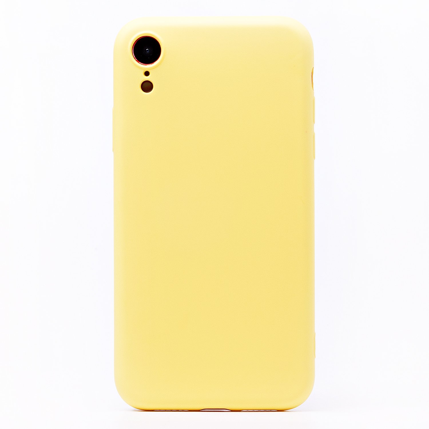 Чехол-накладка Activ Original Design для смартфона Apple iPhone XR, soft-touch, желтый (115633)