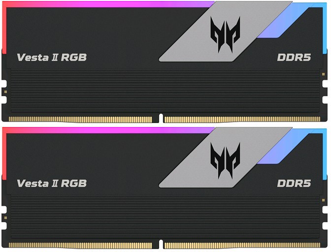 Комплект памяти DDR5 DIMM 32Gb (2x16Gb), 6800MHz, CL34, 1.4V, Acer, Predator Vesta II RGB (BL.9BWWR.370) Retail