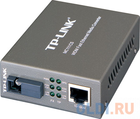 Медиаконвертер TP-LINK MC111CS WDM медиаконвертер Fast Ethernet