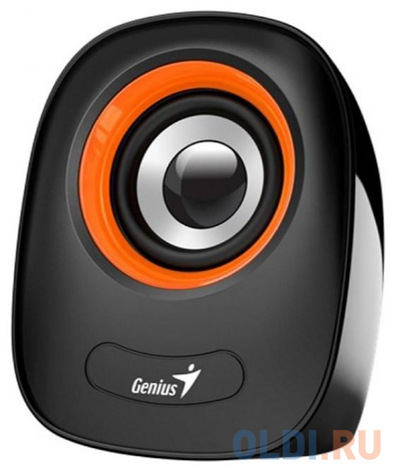 PC speakers Genius SP-Q160,ORANGE,USB, 2.0, Power Output 6W, Connection Type: USB, Frequency Response: 150-20000Gz, Impedance: 4 Оm, Sensitivity: 80 D