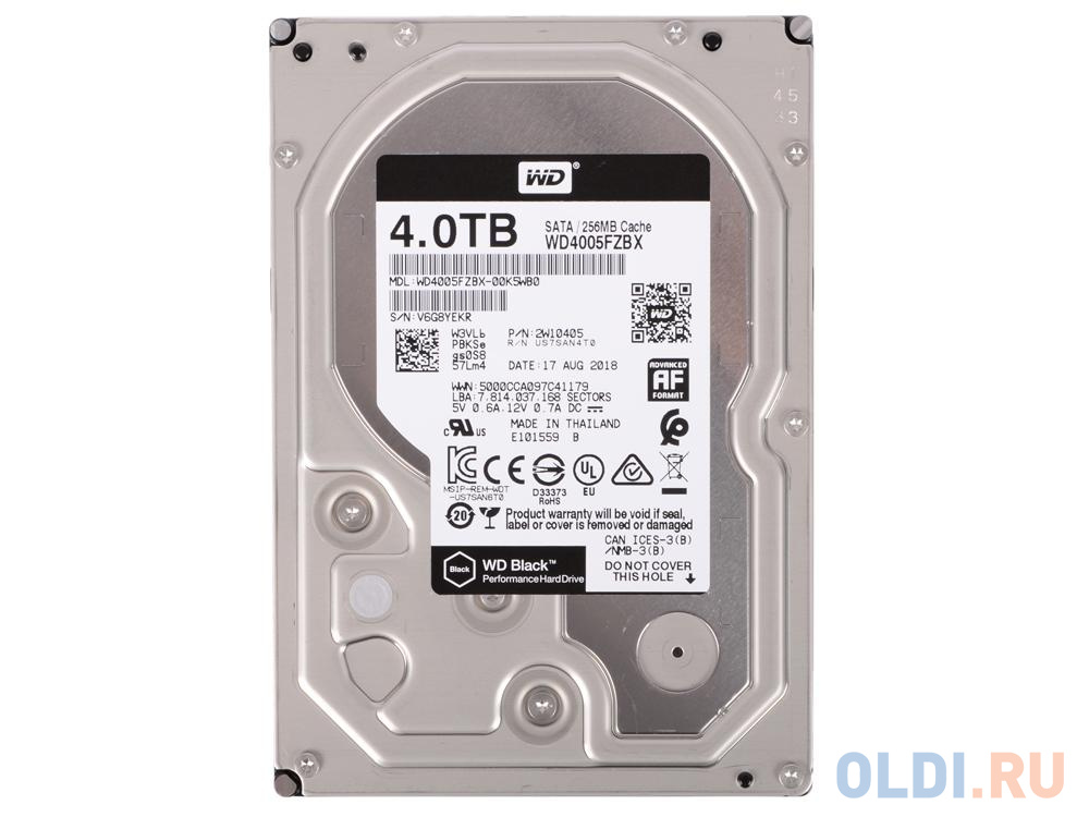 Жесткий диск Western Digital WD4005FZBX 4 Tb