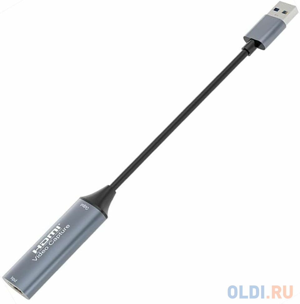 ORIENT C703HVC, Адаптер HDMI -> USB2.0, устройство видеозахвата со звуком 1920x1080@30Hz, поддержка Windows/MacOS/Android, не требуется внешнее пит в Москвe