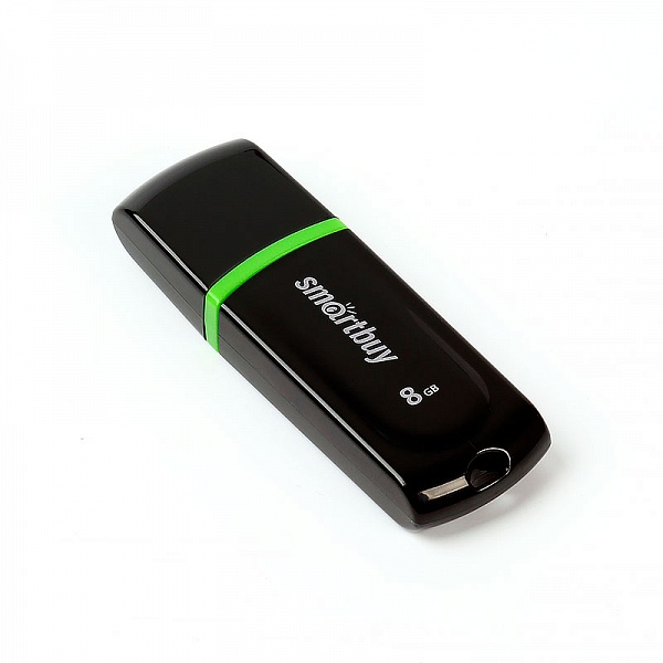 Флэшка Smartbuy USB 2.0 Flash Drive 8GB Paean Black (SB8GBPN-K)