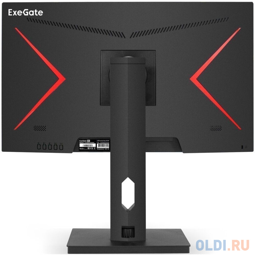 Монитор игровой 165 Гц 23.8" ExeGate Combat EV2407C (VA LED Grade A+, 1920x1080@165Гц, 16:9, 250cd/m2, 3000:1, 178°/178°, 1ms, Speakers, HDMI, Di