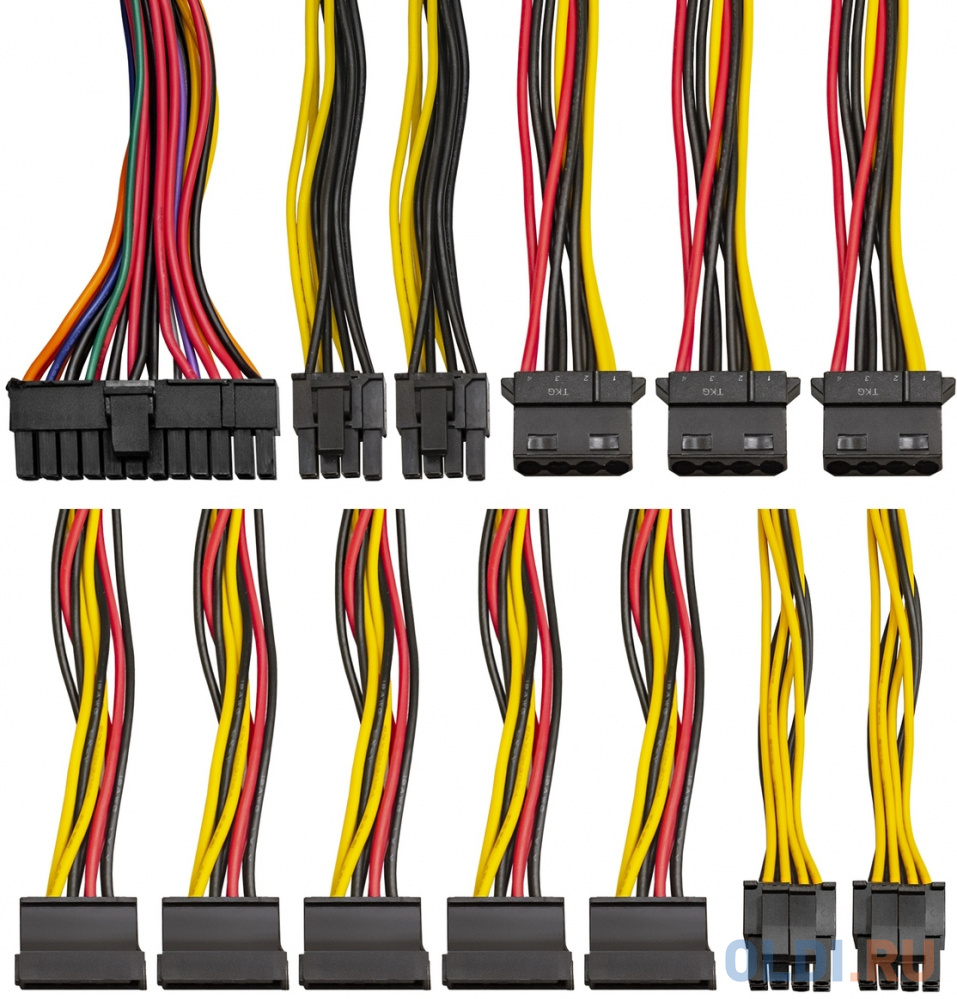 Блок питания 600W ExeGate 600NPXE (ATX, PPFC, PC, 12cm fan, 24pin, (4+4)pin, PCIe, 4xSATA, 3xIDE, FDD, black, кабель 220V в комплекте)
