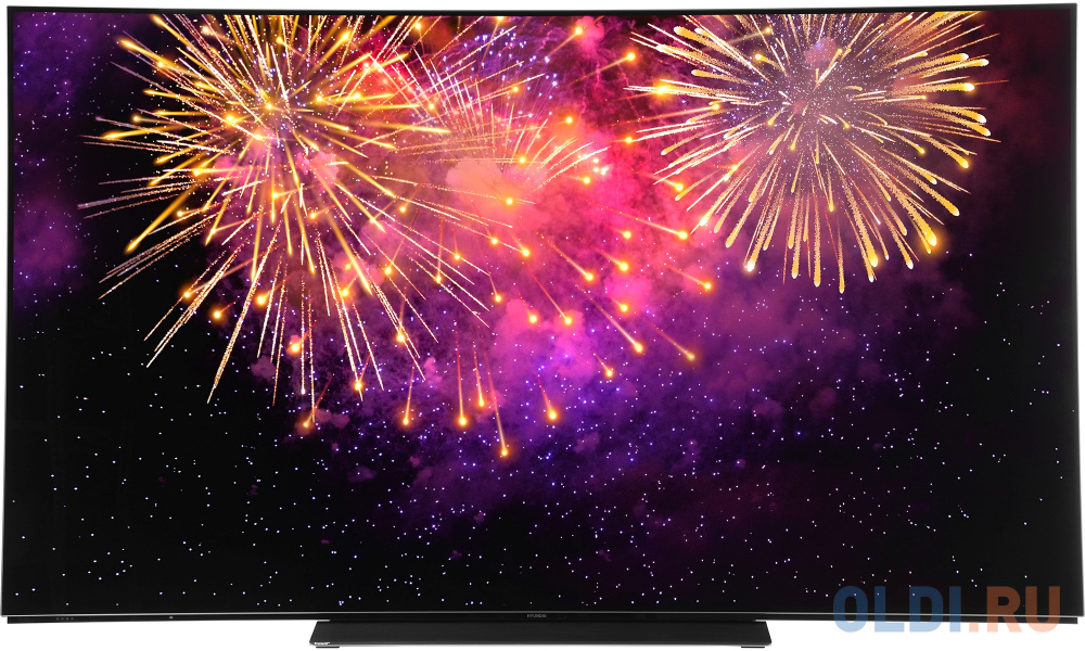 Телевизор OLED Hyundai 65&quot; H-LED65OBU7700 Android TV Frameless черный/черный 4K Ultra HD 120Hz DVB-T DVB-T2 DVB-C DVB-S DVB-S2 USB WiFi Smart TV
