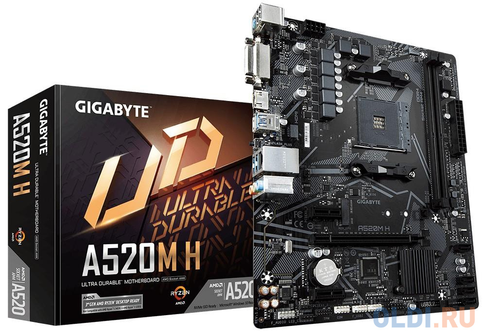 Материнская плата GigaByte A520M H