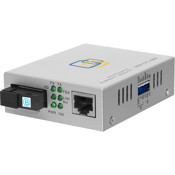 Медиаконвертер SNR SNR-CVT-100B 10/100-Base-T/100Base-FX, Tx/Rx: 1550/1310nm в Москвe