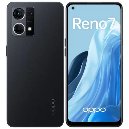 Смартфон OPPO Reno7, 6.43" 1080x2400 AMOLED, Qualcomm Snapdragon 680, 8Gb RAM, 128Gb, 3G/4G, NFC, Wi-Fi, BT, 3xCam, 2-Sim, 4500 мА⋅ч, USB Type-C, Android 12, черный (6932169307420)