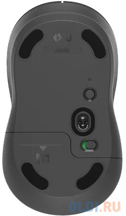 Мышь Logitech M550 темно-серый/серый оптическая (4000dpi) беспроводная BT/Radio USB (3but)