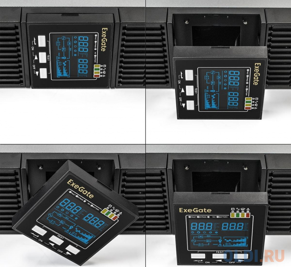 ИБП On-line ExeGate PowerExpert ULS-2000.LCD.AVR.6C13.USB.RS232.SNMP.2U <2000VA/2000W, On-Line, PF=1, LCD, 6*C13, RS232, USB, SNMP-slot, Rackmount