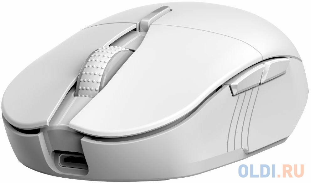 Wireless mouse Genius Scorpion M58250, RGB, AI COPILOT, 800/1600/2400/3200 DPI, color: white