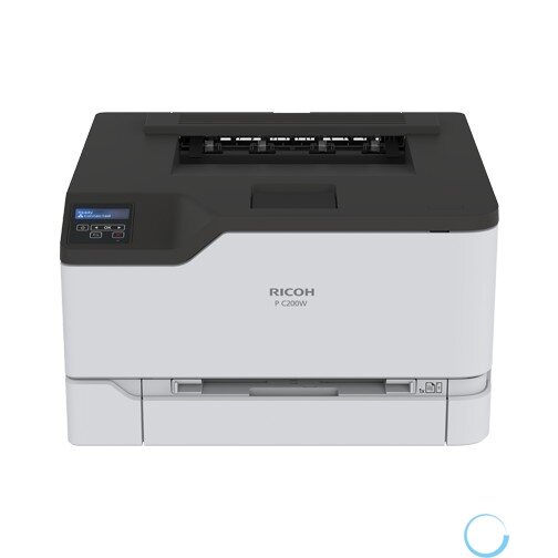 Принтер лазерный Ricoh LE P C200w, A4, цветной, 24стр/мин (A4 ч/б), 24стр/мин (A4 цв.), 2400x600 dpi, дуплекс, сетевой, Wi-Fi, USB (408434)