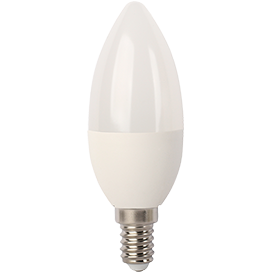 Лампа светодиодная E14 свеча/C35, 7Вт, 2700 K / теплый свет, Ecola (C4TW60ELC)