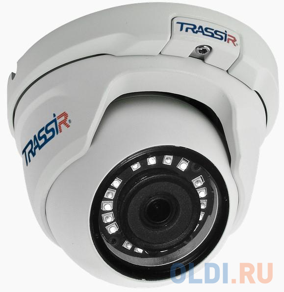 Камера IP Trassir TR-D8121IR2 v2 CMOS 1/2.7&quot; 2.8 мм 1920 x 1080 H.264 RJ-45 PoE белый