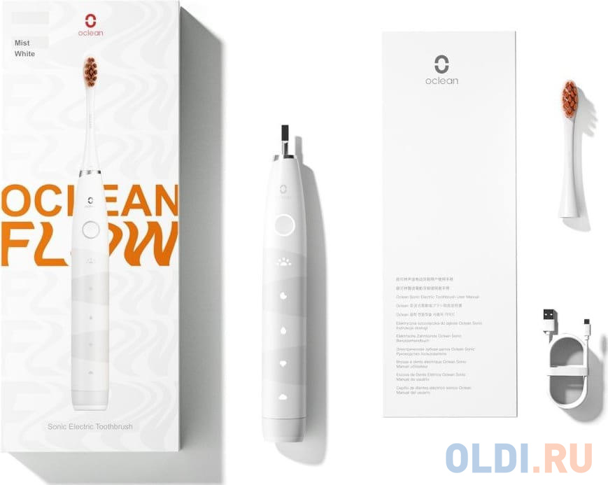 Зубная щетка электрическая Oclean Flow F5002 белый