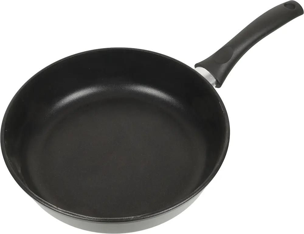 Сковорода Нева Металл Посуда 7326 26 см, алюминий, антипригарное покрытие, черный без крышки (7326)