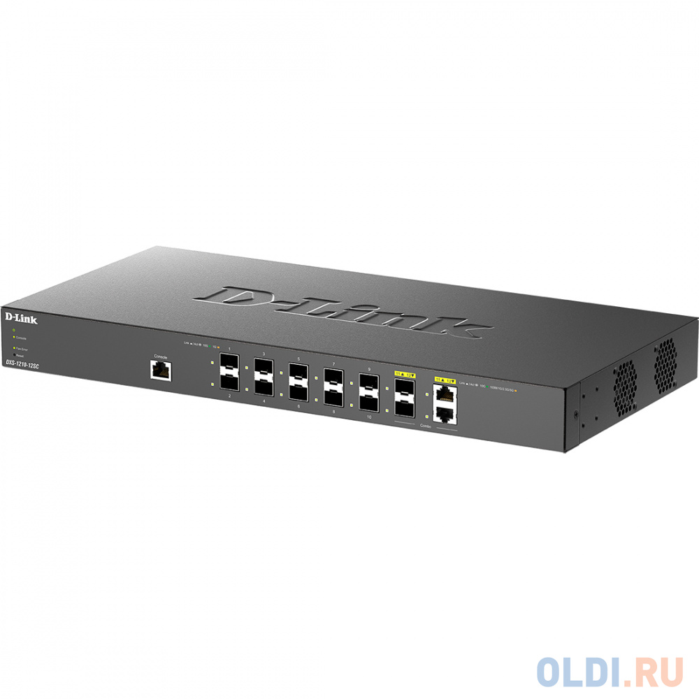 D-Link PROJ Smart L2+ Switch 10x10GBase-X SFP+, 2xCombo 10GBase-T/SFP+, CLI, RJ45 Console в Москвe