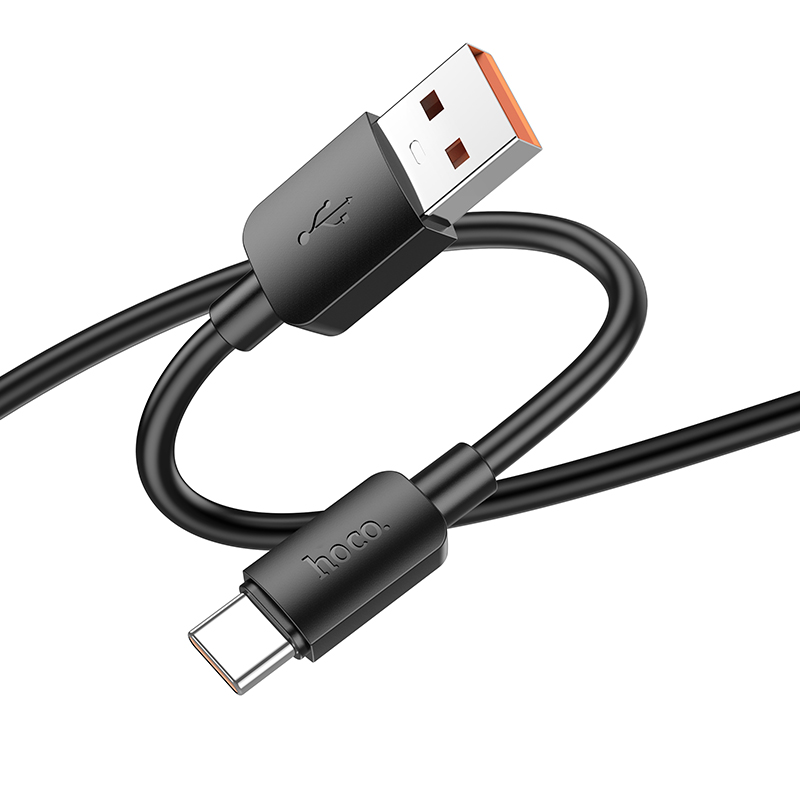 Аксессуар Hoco X96 Hyper USB - Type-C 5А 1m Black 6931474799104 в Москвe