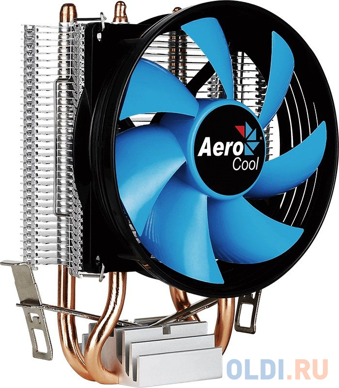 Кулер Aerocool Verkho 2 , INTEL/AMD,  TDP 110W, 6mm x2шт, 92x62x142mm, PWM 800-2000rpm, LGA1156/1155/1151/1150/775 AM4/AM3+/AM3/AM2+/AM2/FM2/FM1 в Москвe