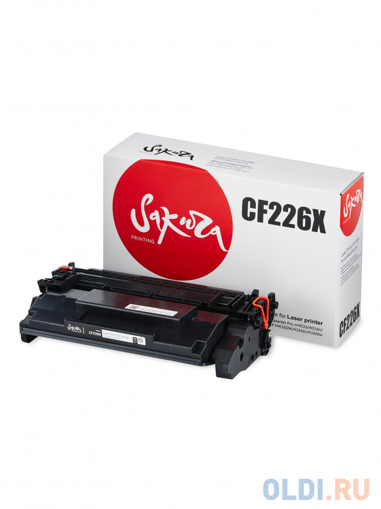 Картридж Sakura CF226X для HP LaserJet Pro m402d/402dn/M402n/402dw/MFP M426DW/426fdn/426fdw черный 9000стр