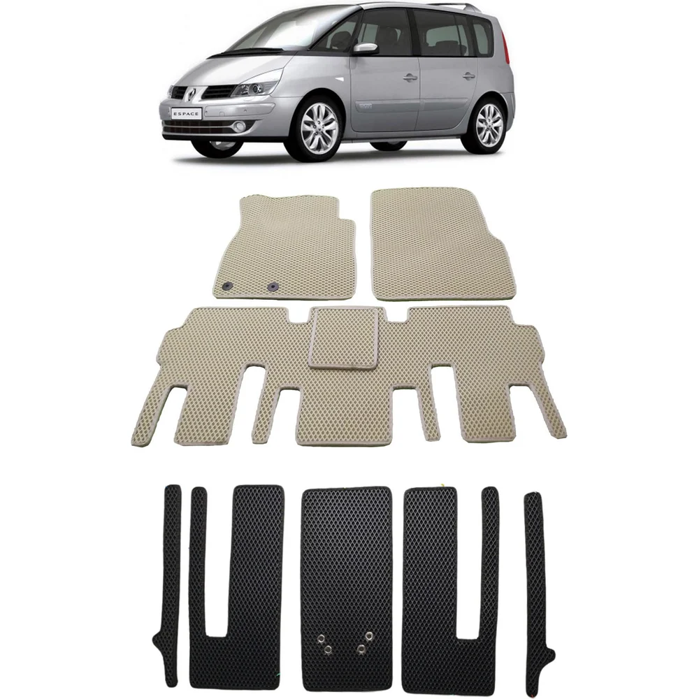 Ковры в салон автомобиля renault espace iv 7мест 2002 - 2012 Eva Smart 3411-B1B1-S <vendorcode>