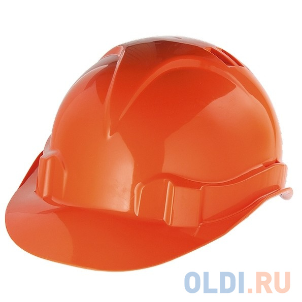 Каска защитная из ударопрочной пластмассы, оранжевая Россия// Сибртех